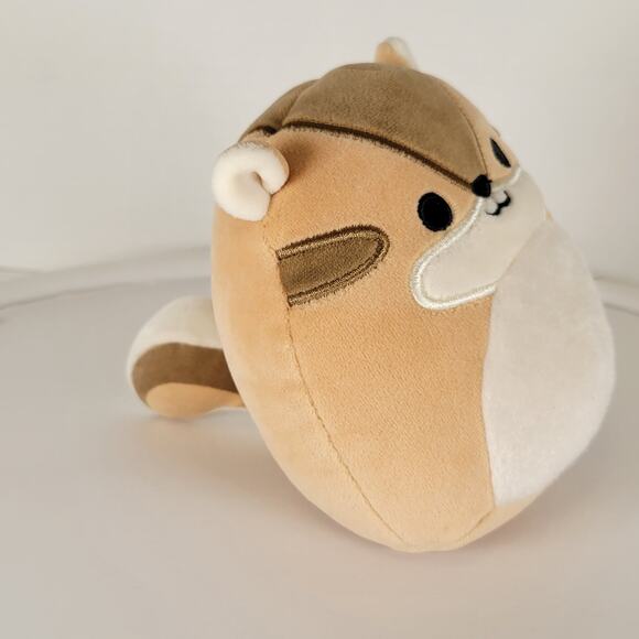 Squishmallows Chip Beaver Plush 5" Brown White Belly Kellytoy Jazwares Stuffie - Picture 5 of 12